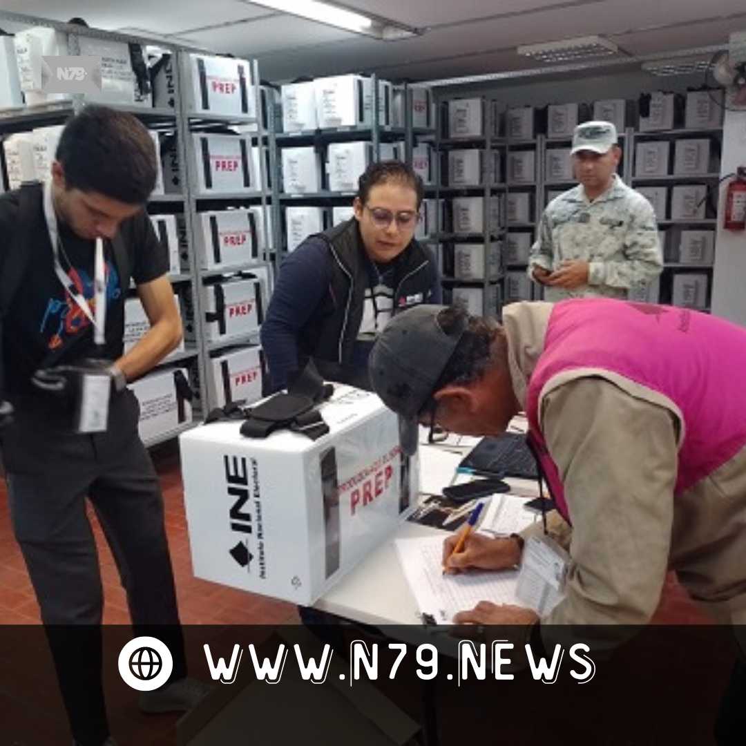 Distribuye INE documentación y materiales electorales a las presidencias de las Mesas Directivas de Casilla