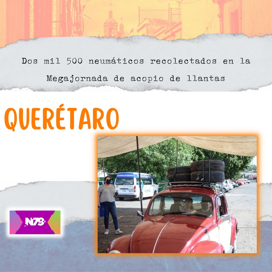 Dos mil 500 neumáticos recolectados en la Megajornada de acopio de llantas