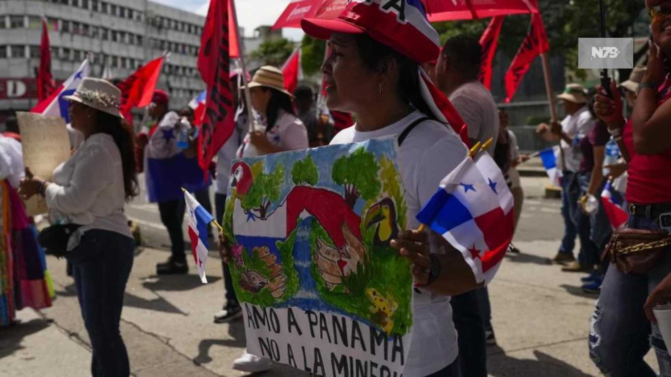 Dos muertos en protesta contra contrato minero en Panamá
