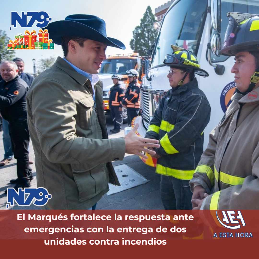 El Marqués fortalece la respuesta ante emergencias con la entrega de dos unidades contra incendios