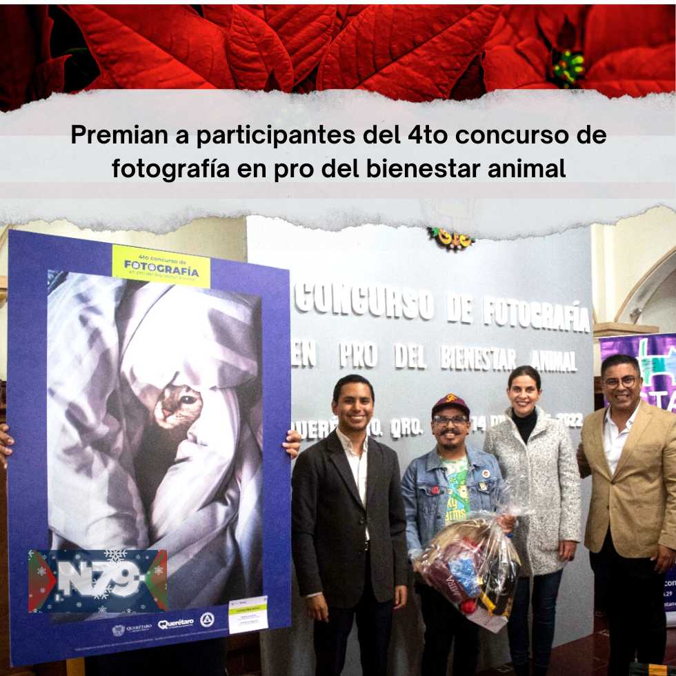 El Municipio de Querétaro, a través de la Dirección de Protección, Cuidado y Control Animal (DIPCCA) de la Secretaría de Servicios Públicos, realizó la premiación de