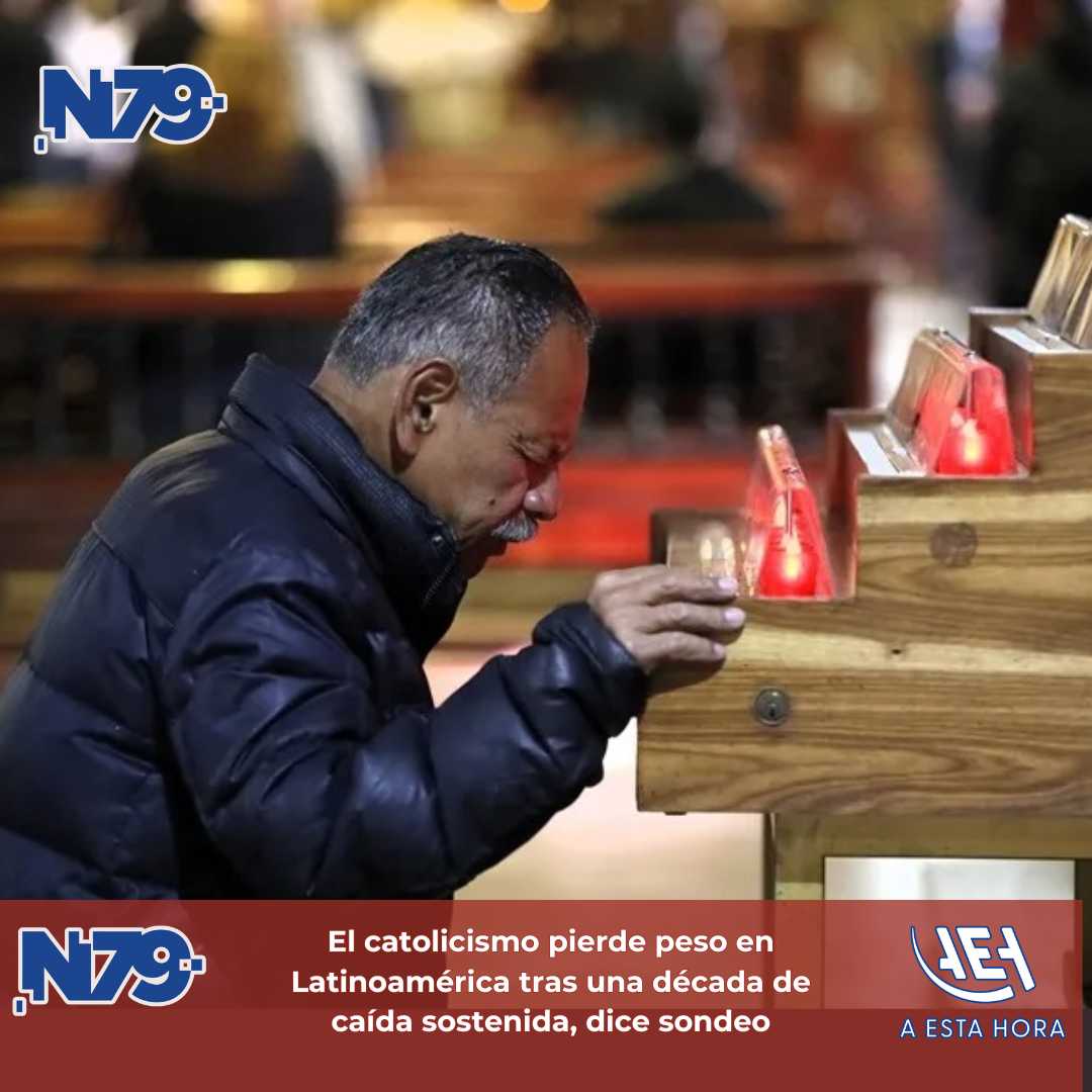 El catolicismo pierde peso en Latinoamérica tras una década de caída sostenida, dice sondeo