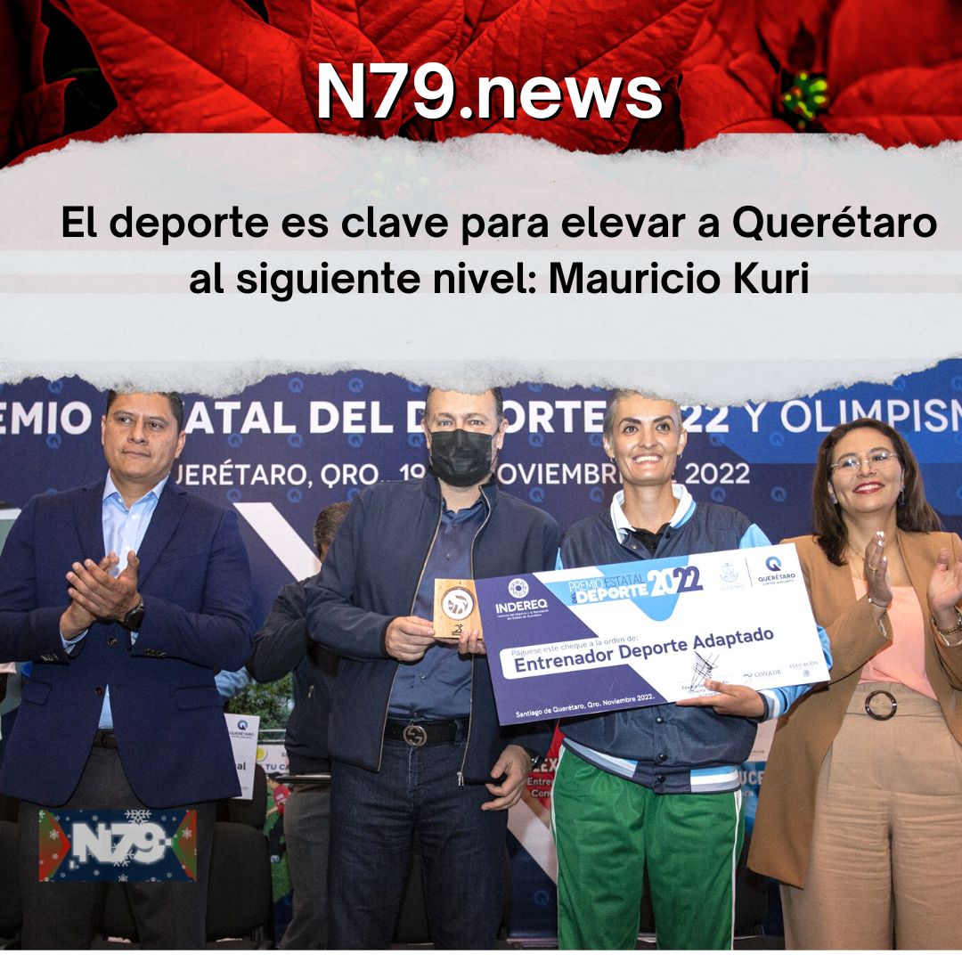 El deporte es clave para elevar a Querétaro al siguiente nivel Mauricio Kuri