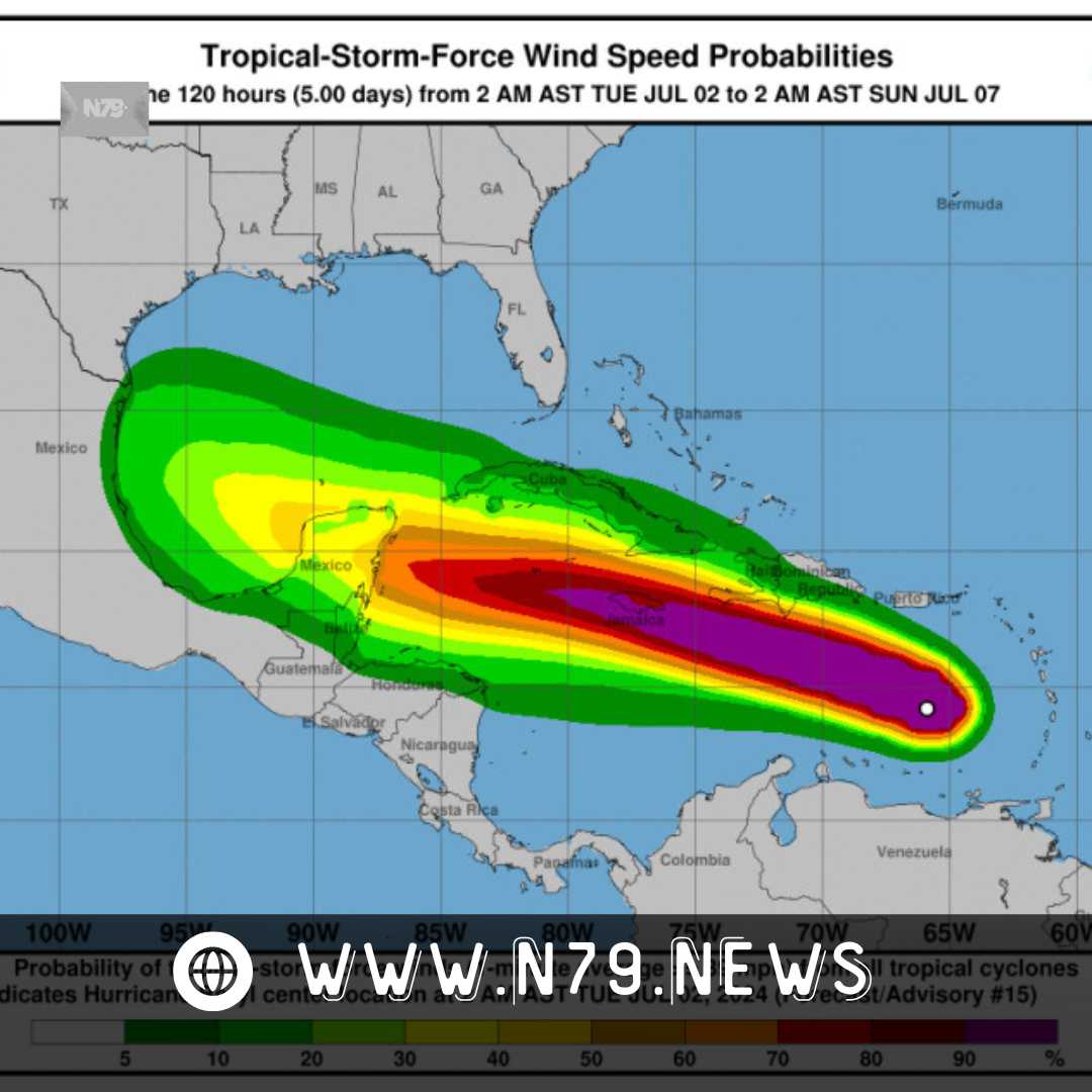 El huracán Beryl castiga al Caribe y bate récords
