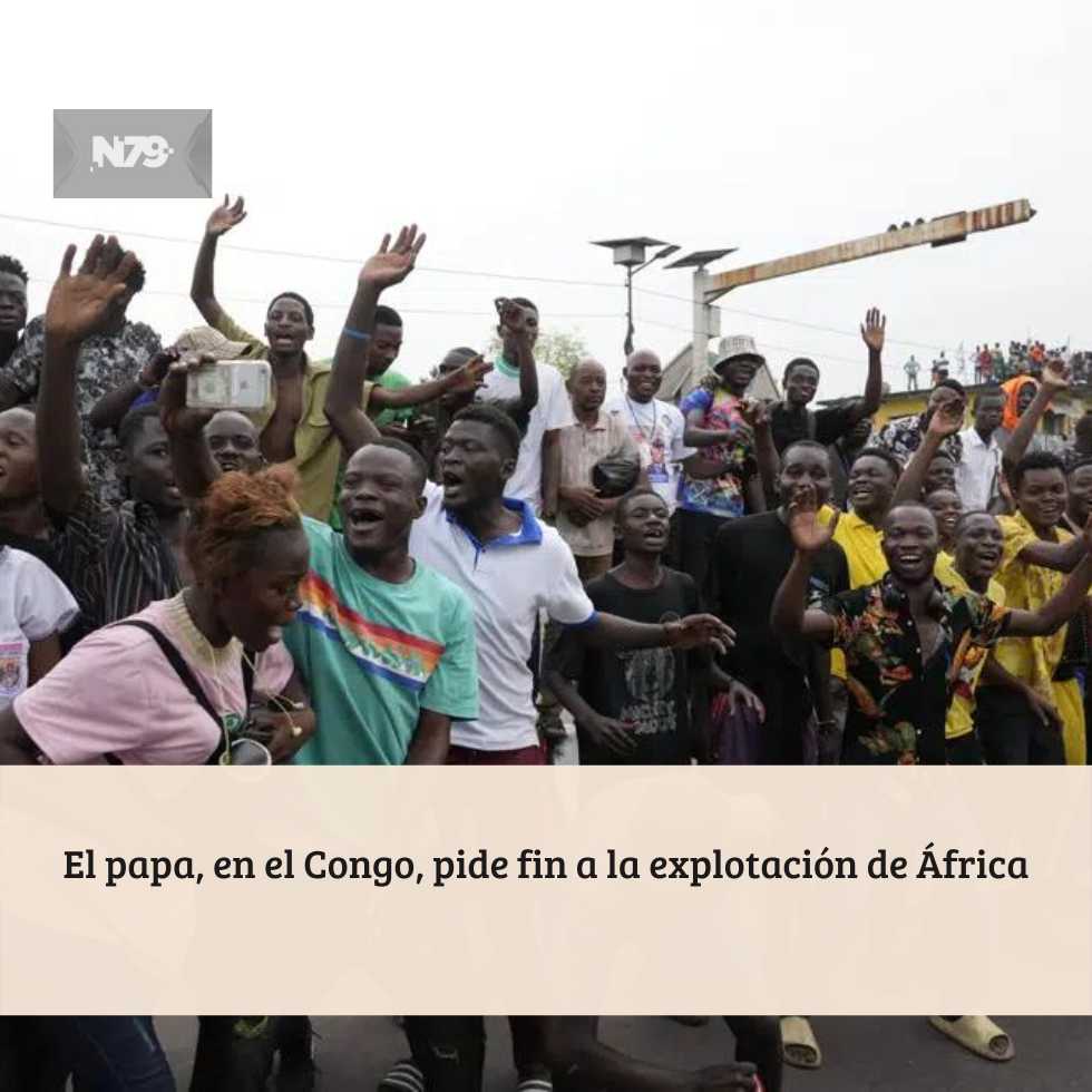 El papa, en el Congo, pide fin a la explotación de África