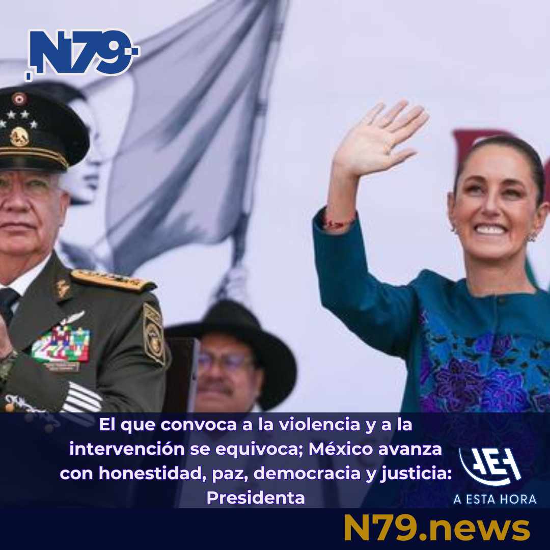 El que convoca a la violencia y a la intervención se equivoca; México avanza con honestidad, paz,