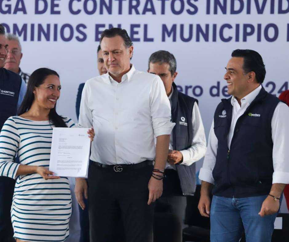 Luis Nava y Mauricio Kuri anuncian eliminación del macromedidor de agua en Querétaro