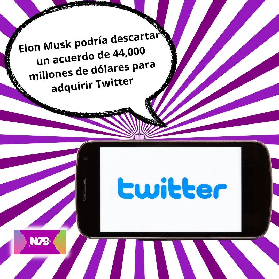 Elon Musk podría descartar un acuerdo de 44000 millones de dólares para adquirir Twitter