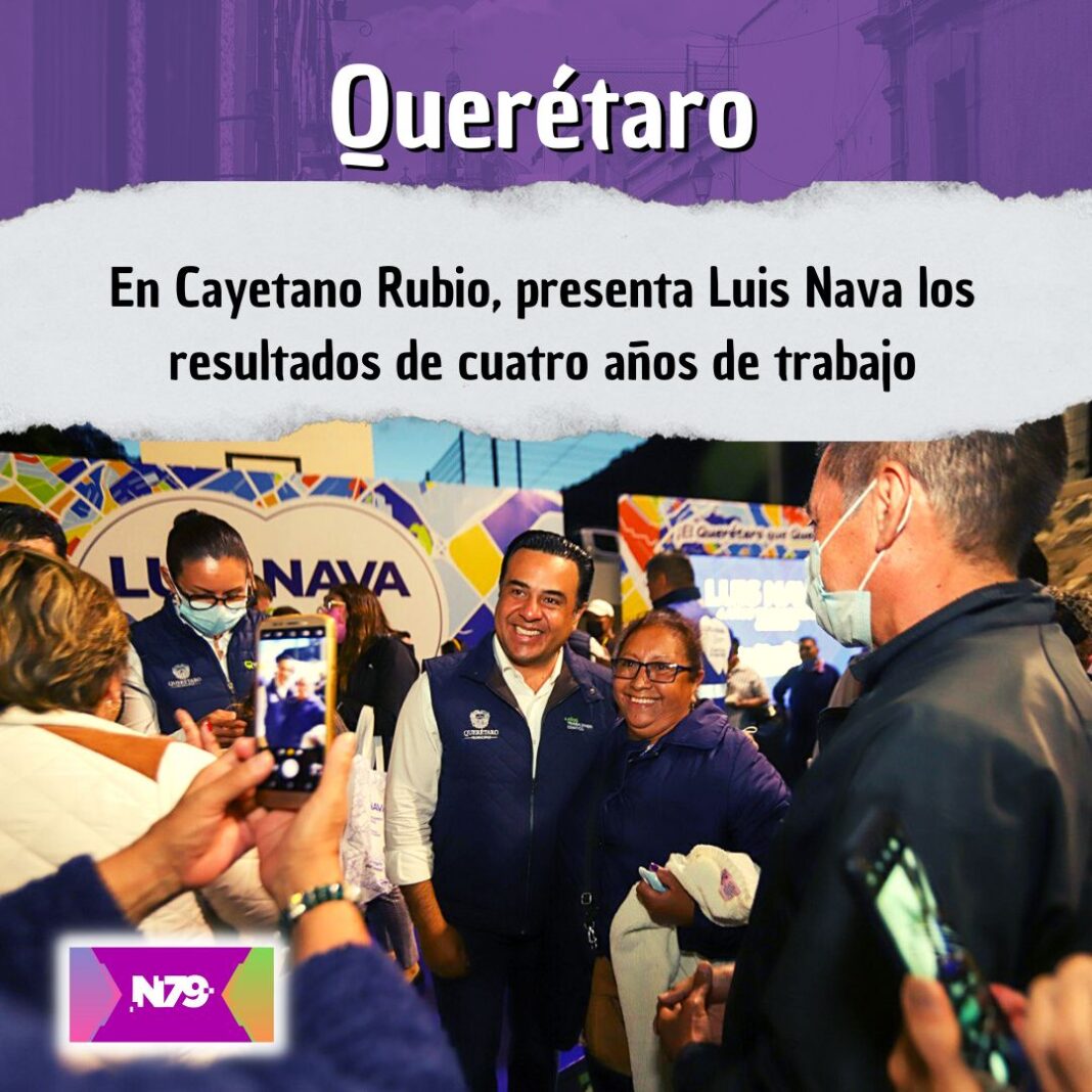 En Cayetano Rubio, presenta Luis Nava los resultados de cuatro años de trabajo