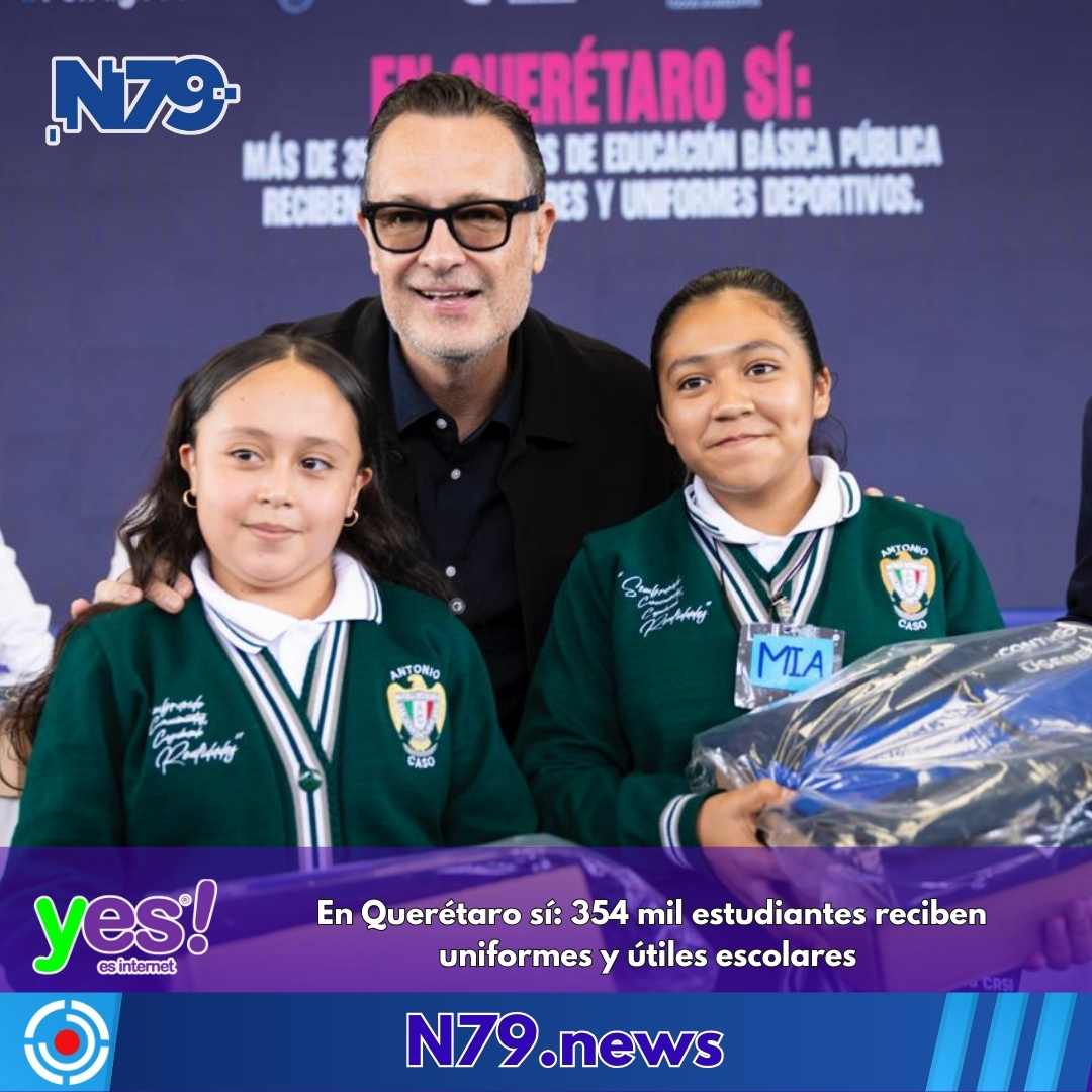 En Querétaro s354 mil estudiantes reciben uniformes y útiles escolares