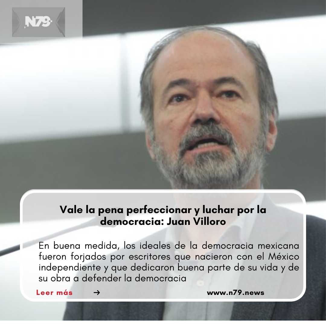 Vale la pena perfeccionar y luchar por la democracia: Juan Villoro