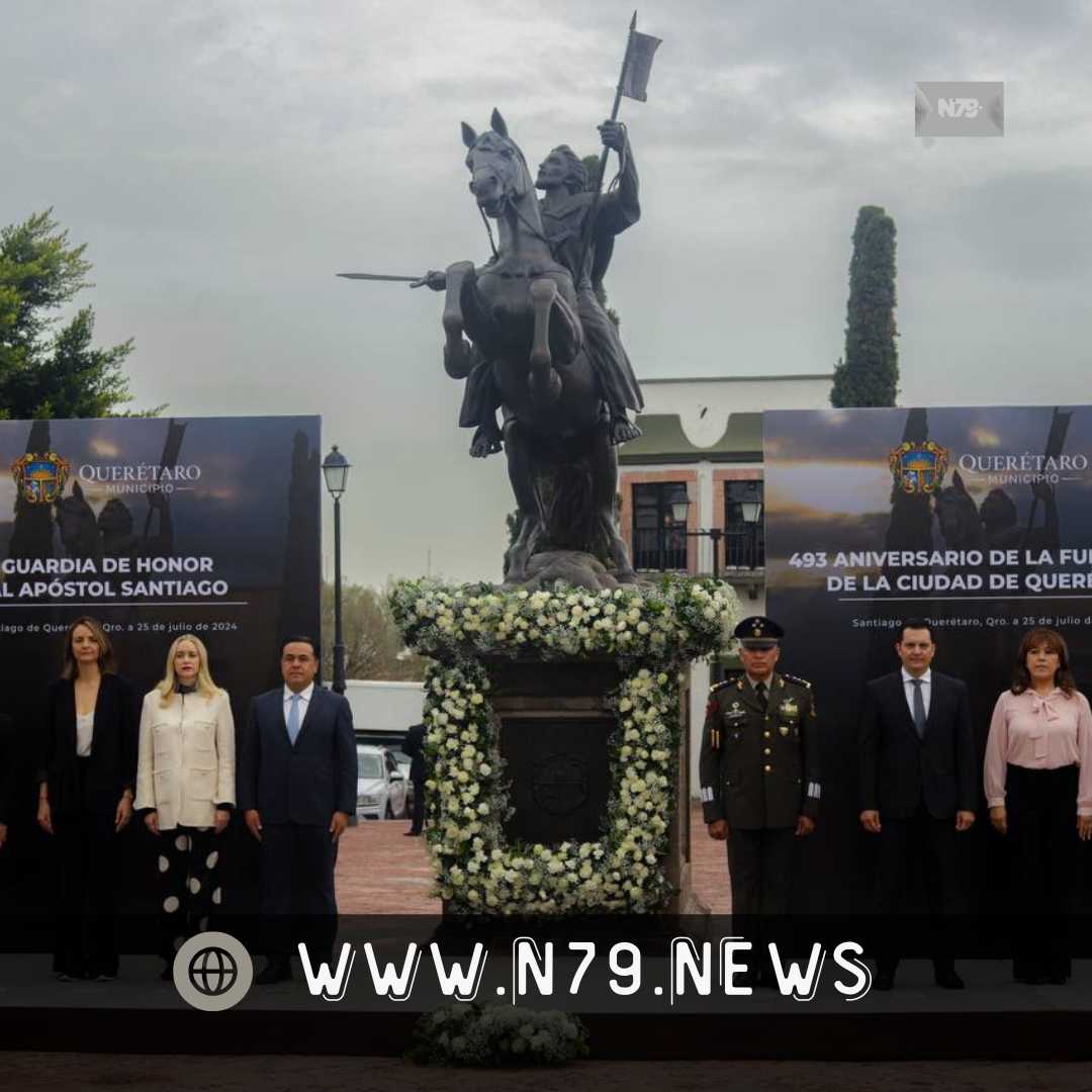 En el aniversario 493 de la ciudad, se montó Guardia en Honor a Santiago Apóstol