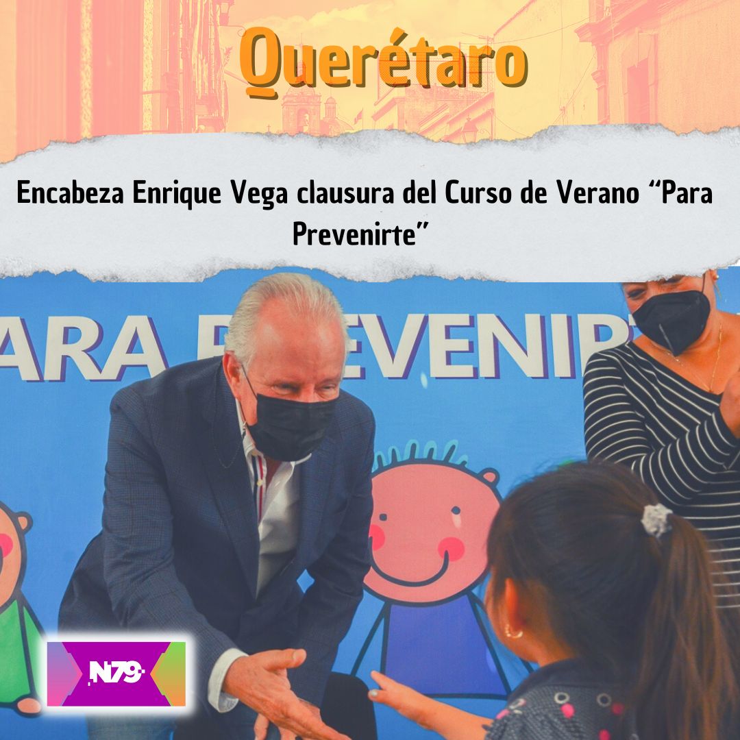 Encabeza Enrique Vega clausura del Curso de Verano “Para Prevenirte”