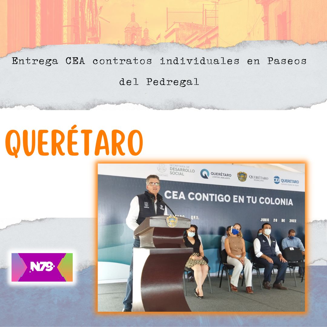 Entrega CEA contratos individuales en Paseos del Pedregal