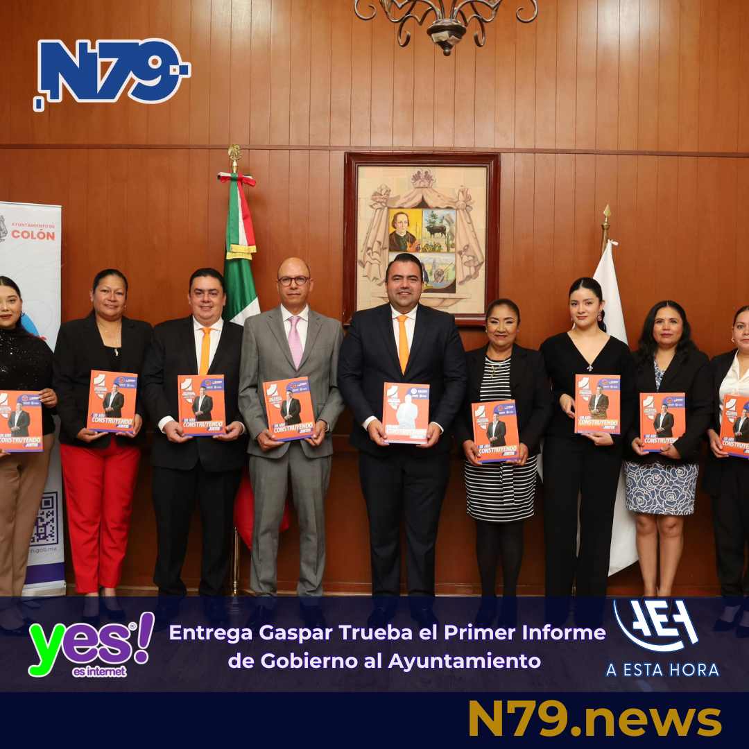 Entrega Gaspar Trueba el Primer Informe de Gobierno al Ayuntamiento