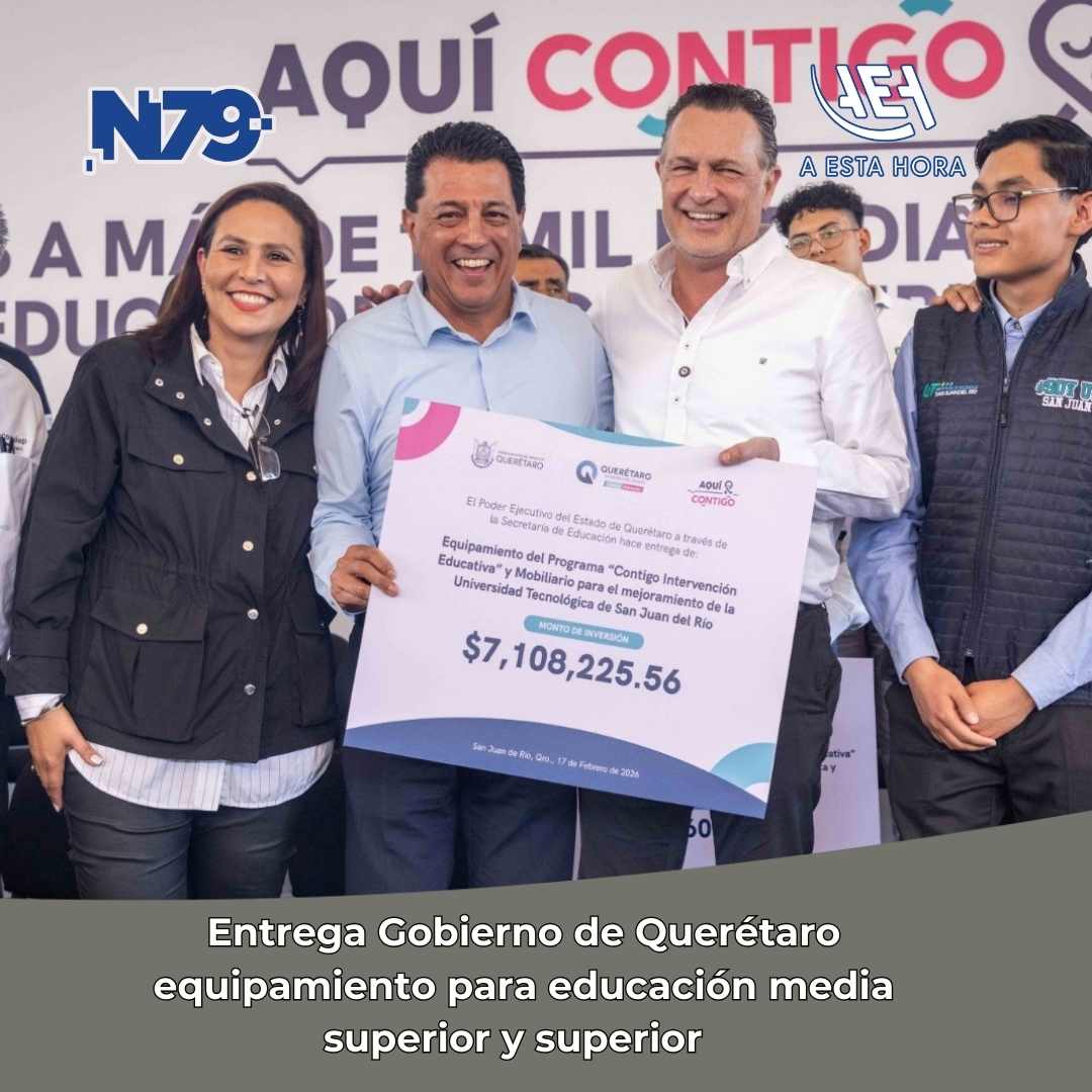 Entrega Gobierno de Querétaro equipamiento para educación media superior y superior