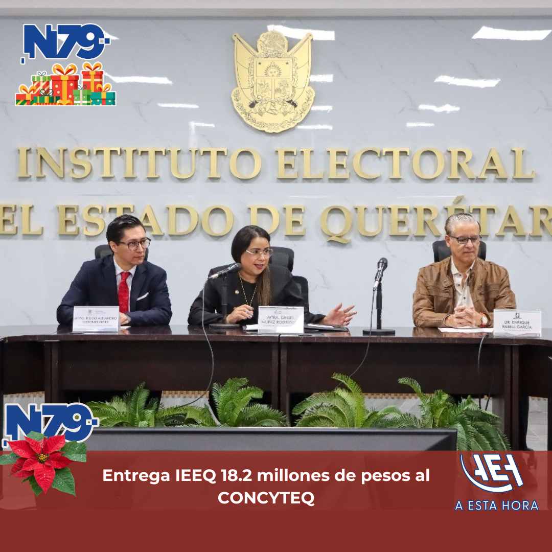 Entrega IEEQ 18.2 millones de pesos al