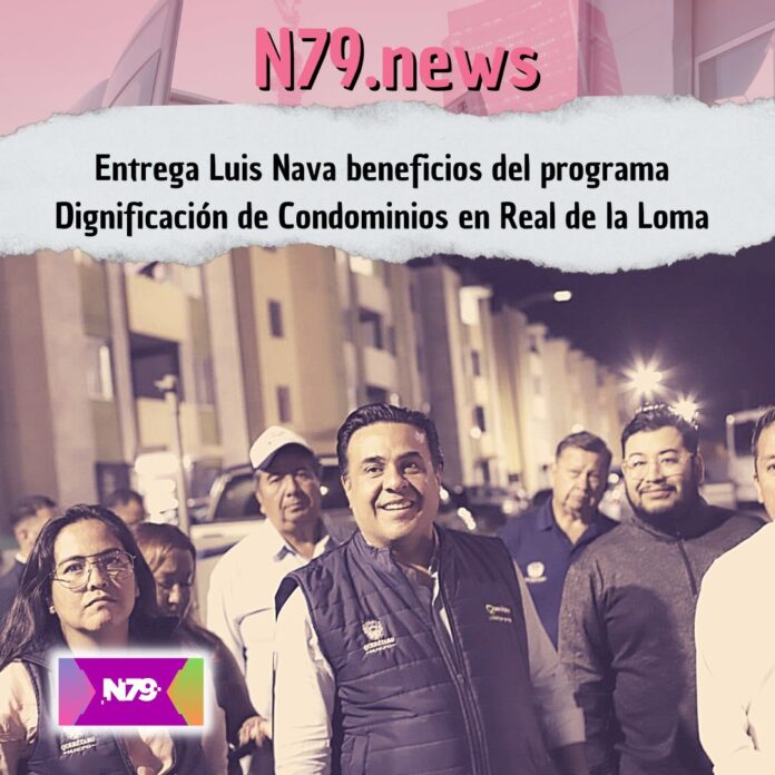 Entrega Luis Nava beneficios del programa Dignificación de Condominios en Real de la Loma (1)