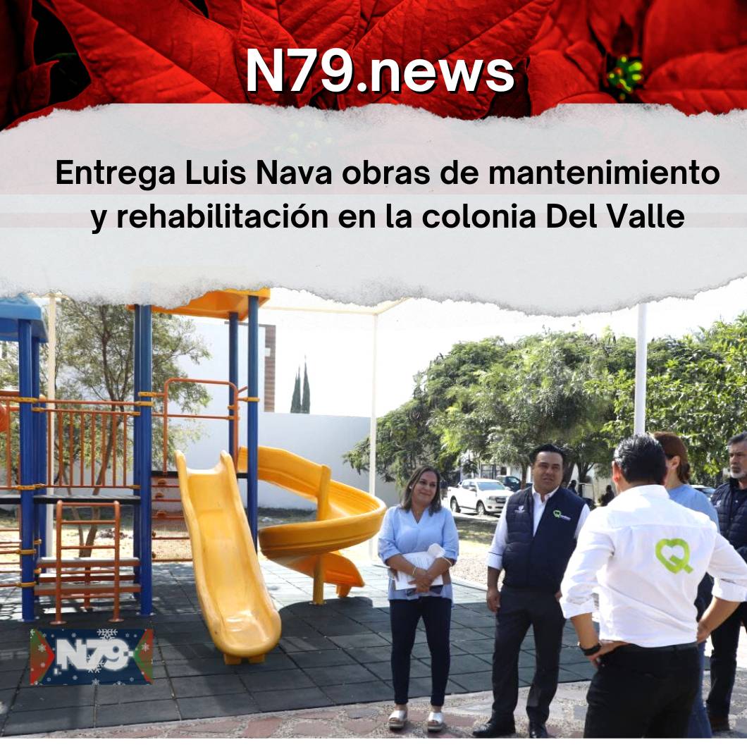 Entrega Luis Nava obras de mantenimiento y rehabilitación en la colonia Del Valle