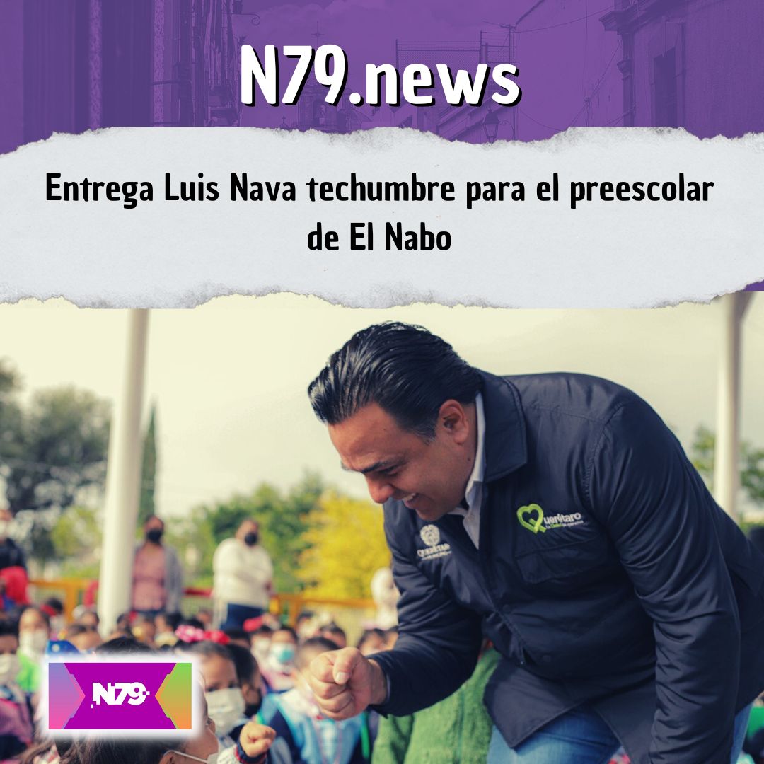 Entrega Luis Nava techumbre para el preescolar de El Nabo