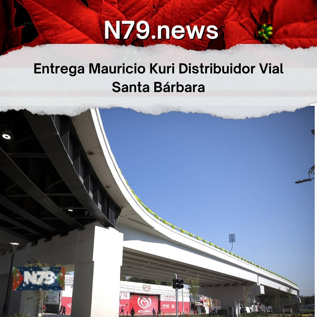 Entrega Mauricio Kuri Distribuidor Vial Santa Bárbara