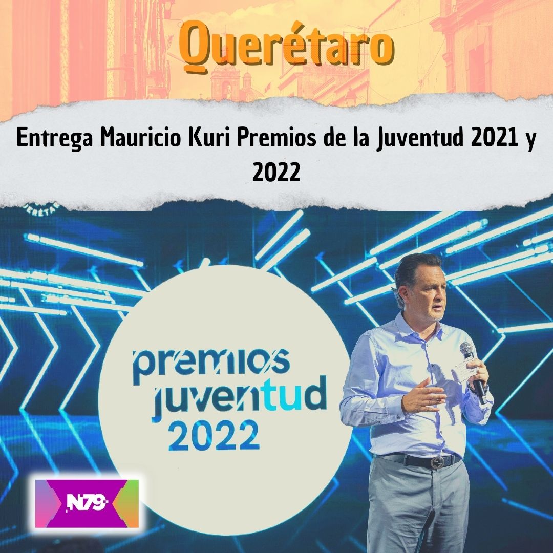 Entrega Mauricio Kuri Premios de la Juventud 2021 y 2022