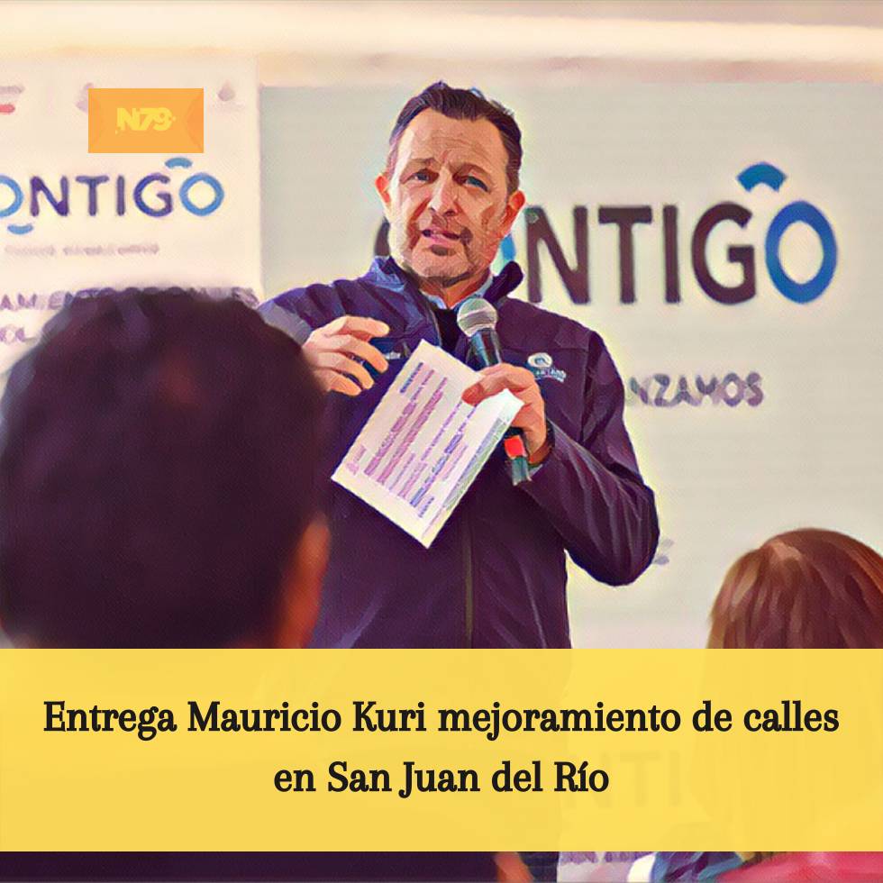 Entrega Mauricio Kuri mejoramiento de calles en San Juan del Río