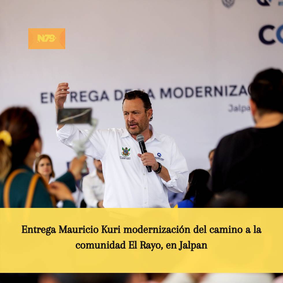 Entrega Mauricio Kuri modernización del camino a la comunidad El Rayo, en Jalpan