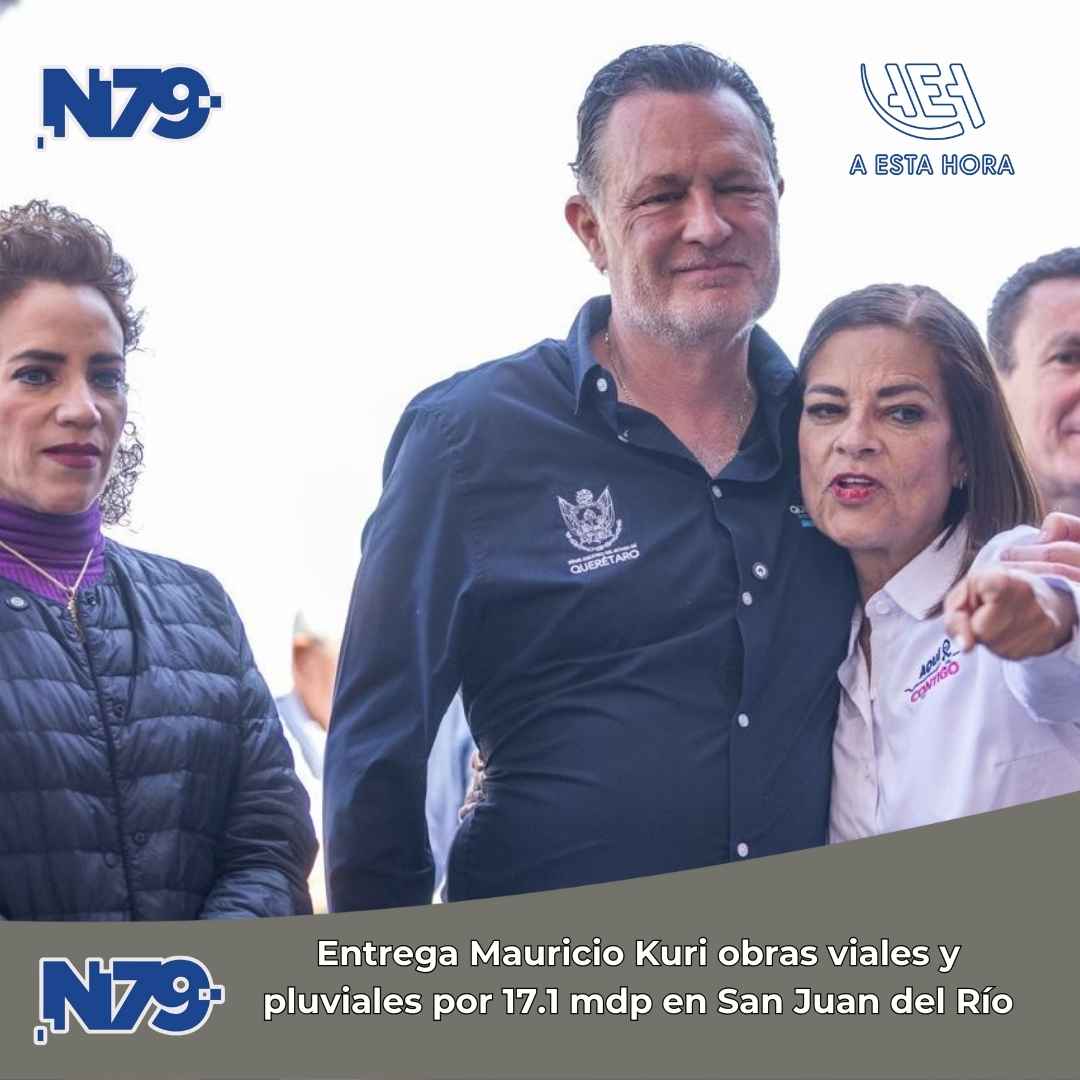 Entrega Mauricio Kuri obras viales y pluviales por 17.1 mdp en San Juan del Río