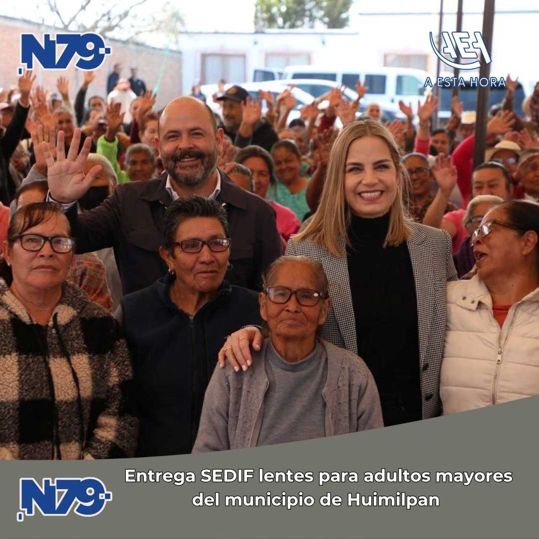 Entrega SEDIF lentes para adultos mayores del municipio de Huimilpan