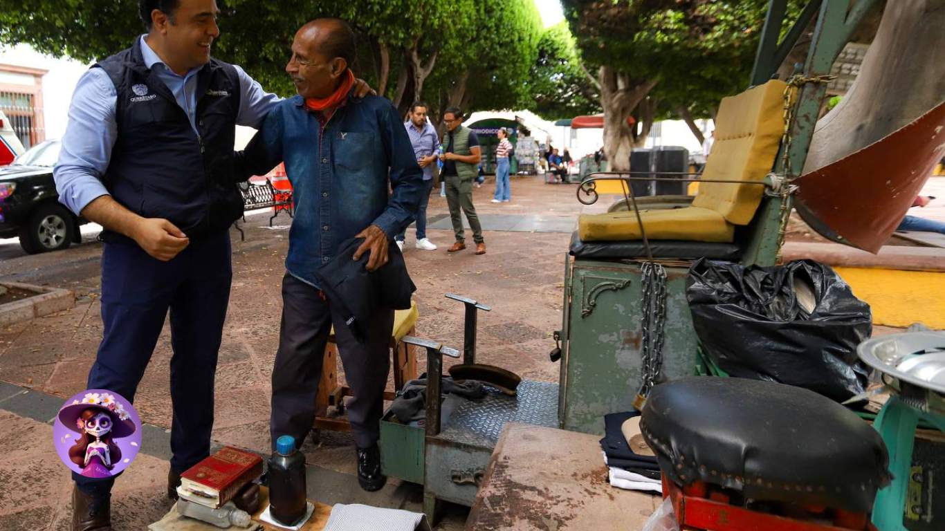 Entrega del Equipo de Trabajo para Aseadores de Calzado en Querétaro
