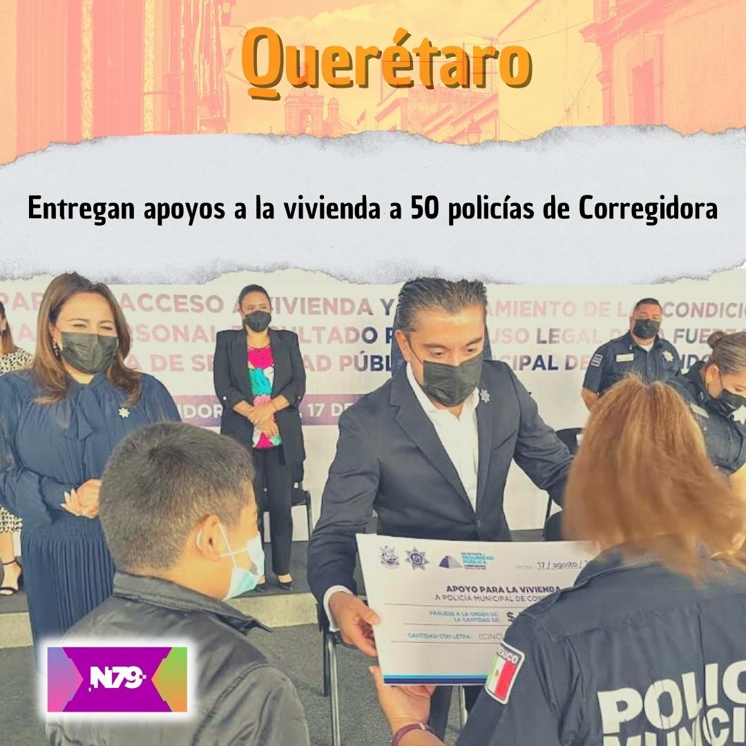 Entregan apoyos a la vivienda a 50 policías de Corregidora (1)