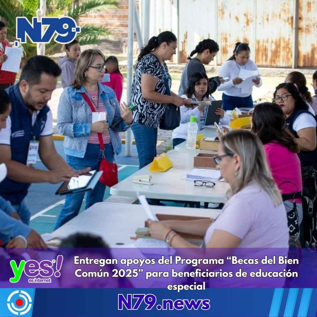 Entregan apoyos del Programa “Becas del Bien Común 2025