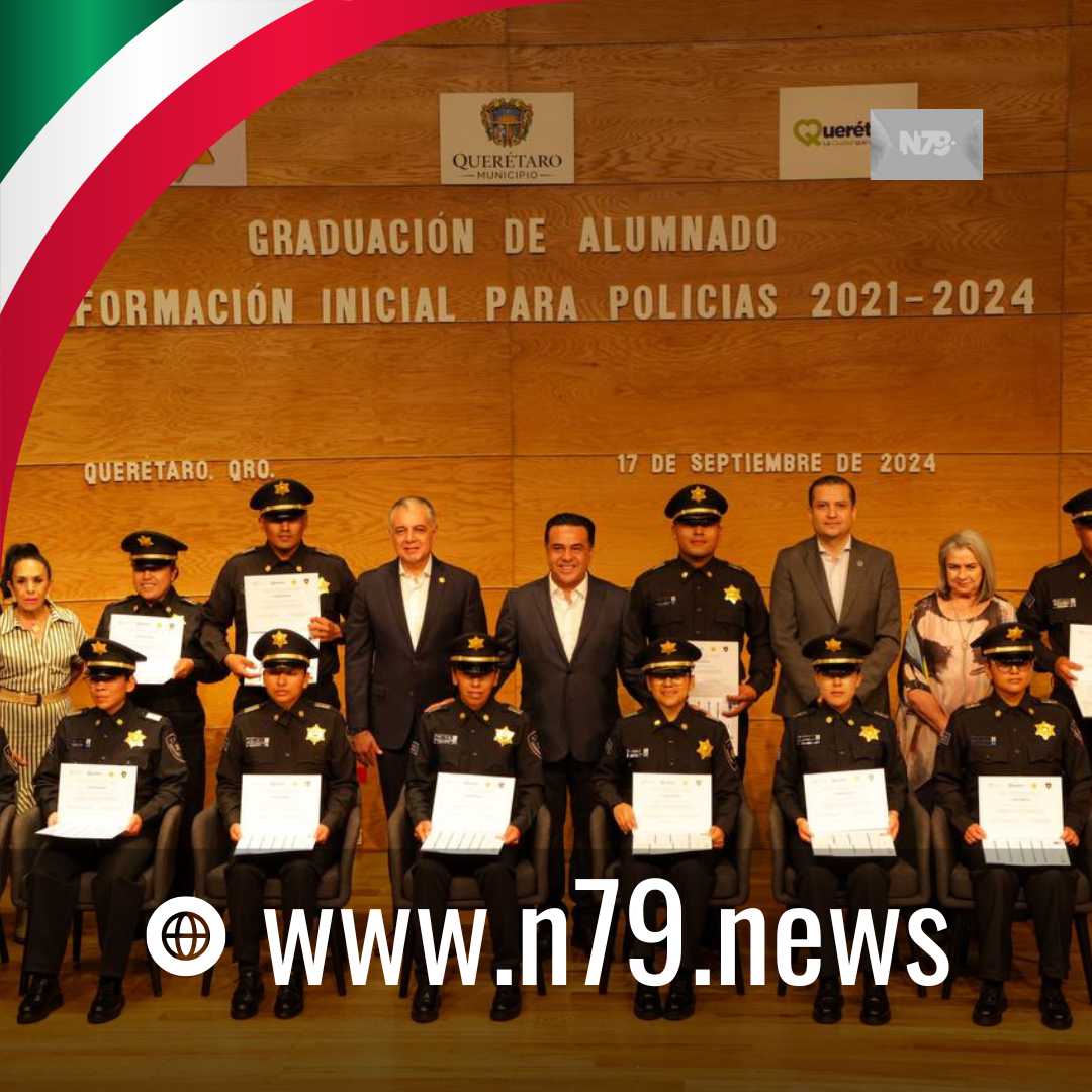 Entregan constancias a 13 graduados del curso de Formación Inicial para Policías