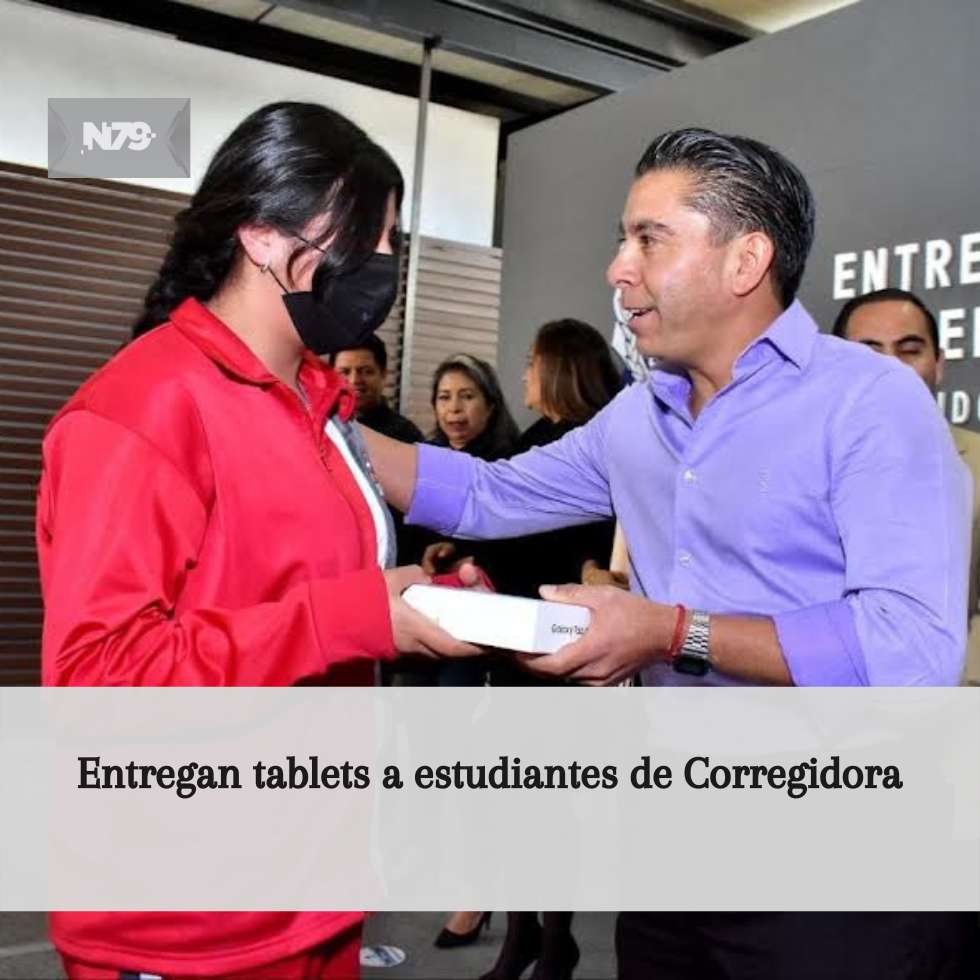 Entregan tablets a estudiantes de Corregidora