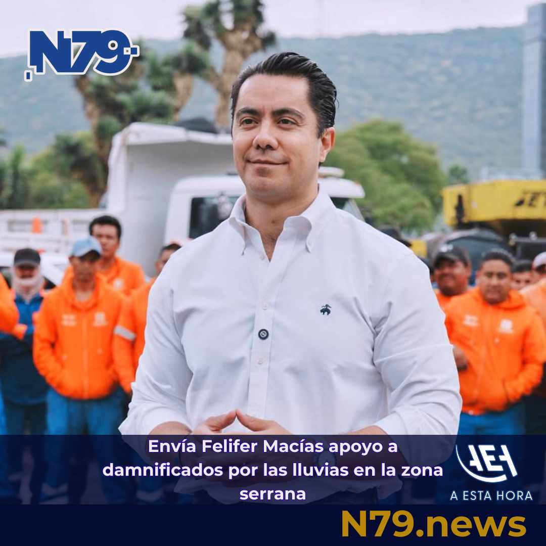 Envía Felifer Macías apoyo a damnificados por las lluvias