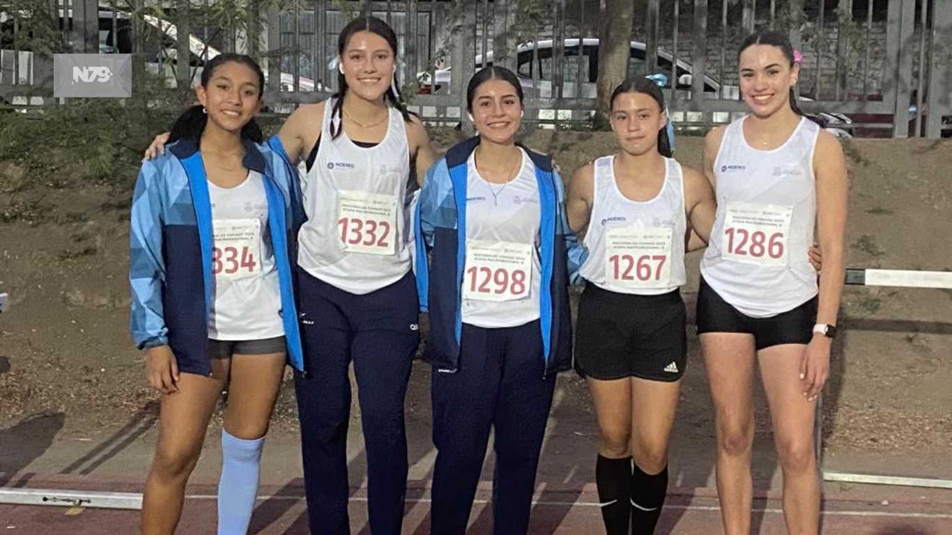 Equipo queretano de atletismo logra tercer sitio en competencia regional