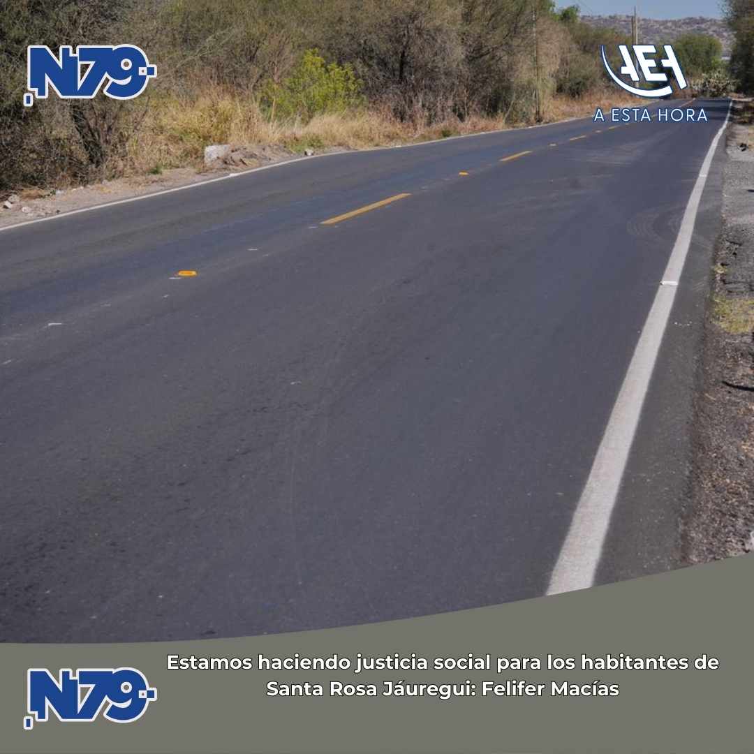 Estamos haciendo justicia social para los habitantes de Santa Rosa JáureguiFelifer Macías