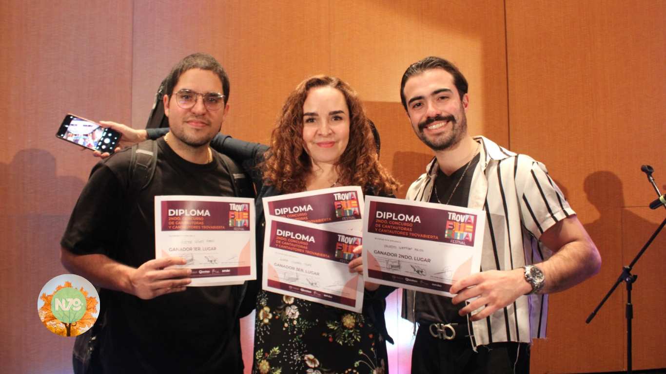 Éxito en la Final del Concurso TrovAbierta 2023 Los Tres Talentos que se Presentarán en el Festival