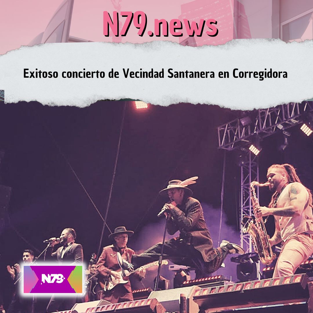 Exitoso concierto de Vecindad Santanera en Corregidora