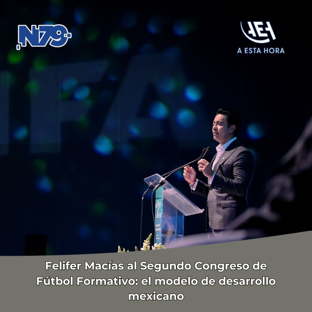 Felifer Macías al Segundo Congreso de Fútbol Formativo el modelo de desarrollo mexicano