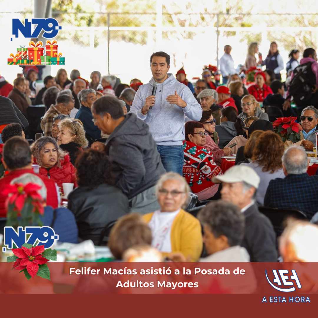 Felifer Macías asistió a la Posada de