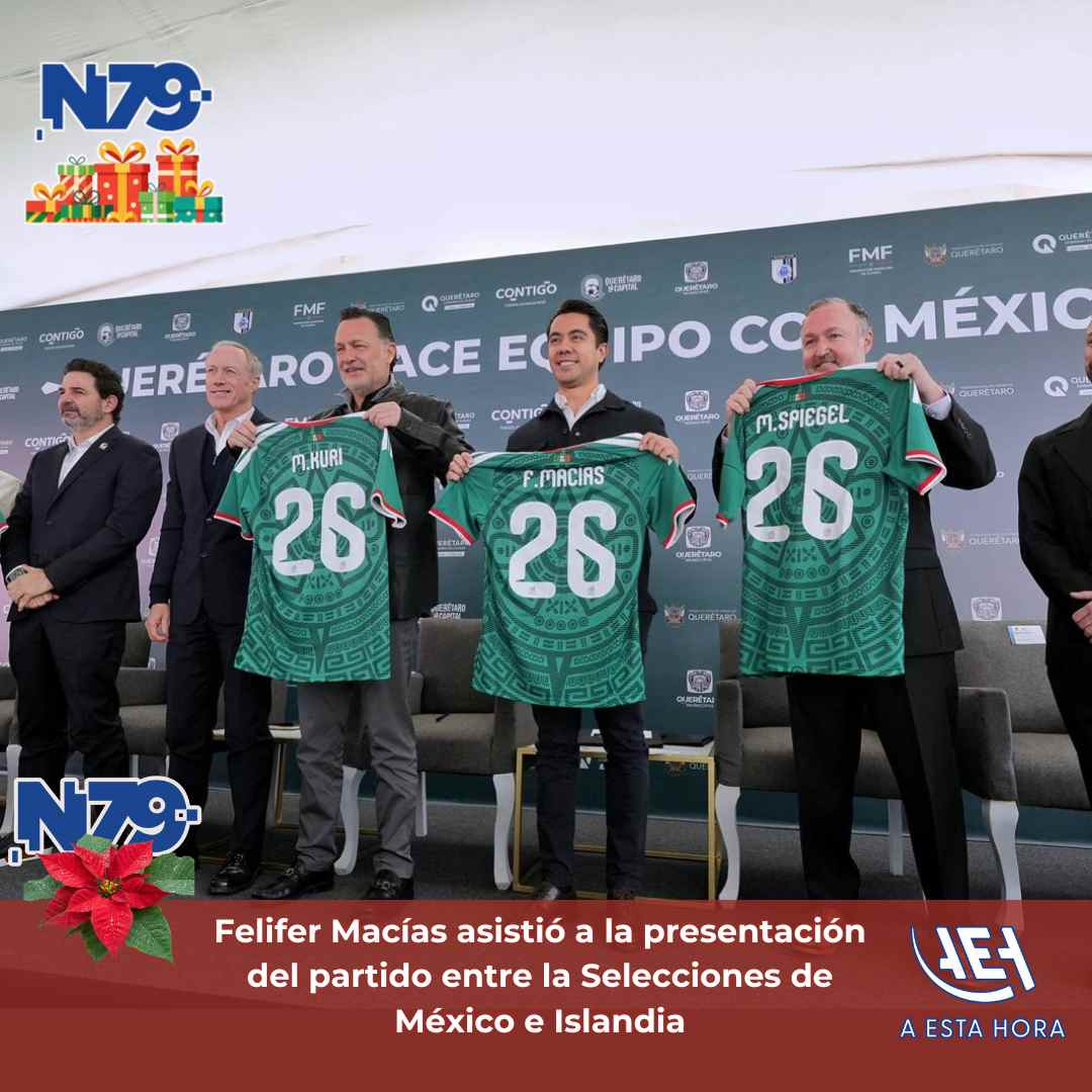 Felifer Macías asistió a la presentación del partido entre la Selecciones de México e Islandia