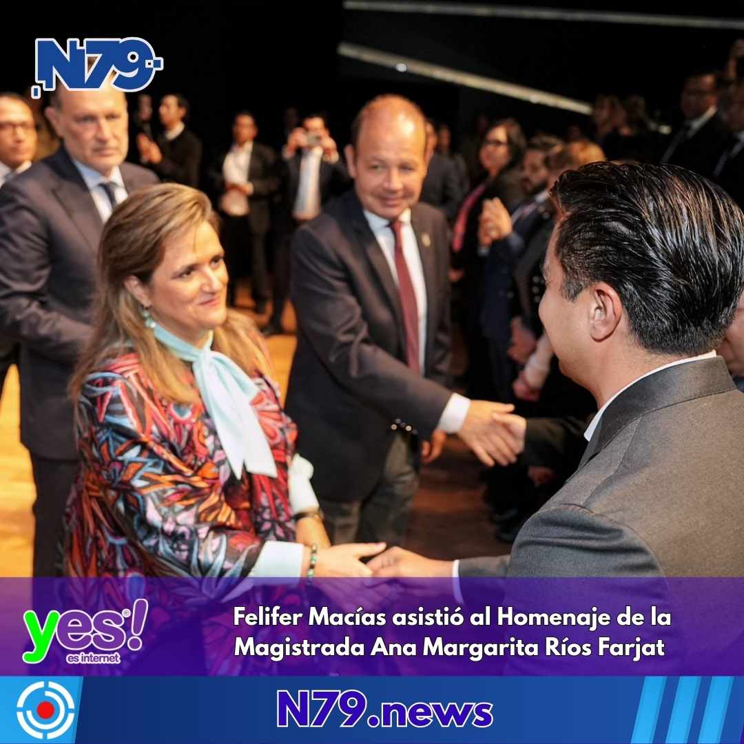 Felifer Macías asistió al Homenaje de la Magistrada Ana Margarita Ríos Farjat