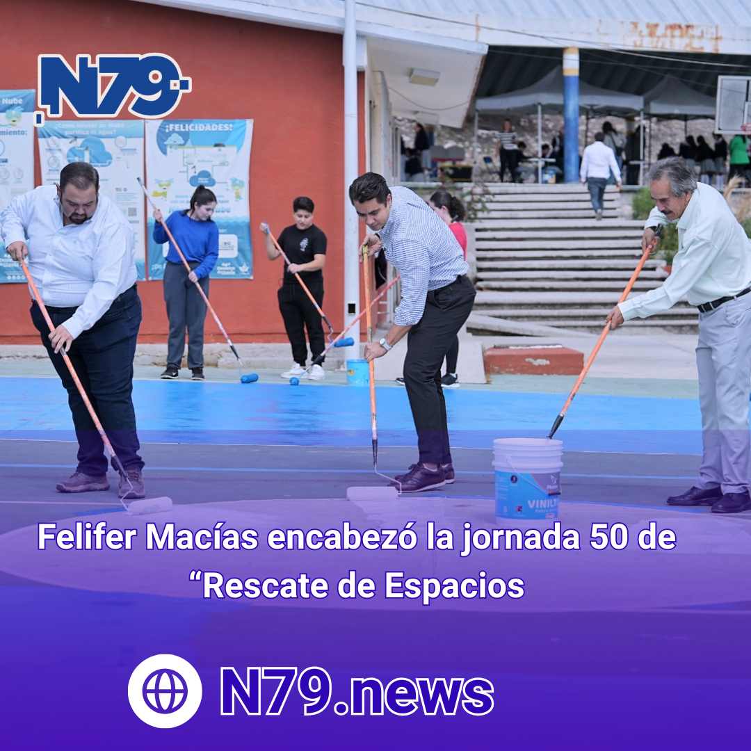 Felifer Macías encabezó la jornada 50 de “Rescate de Espacios