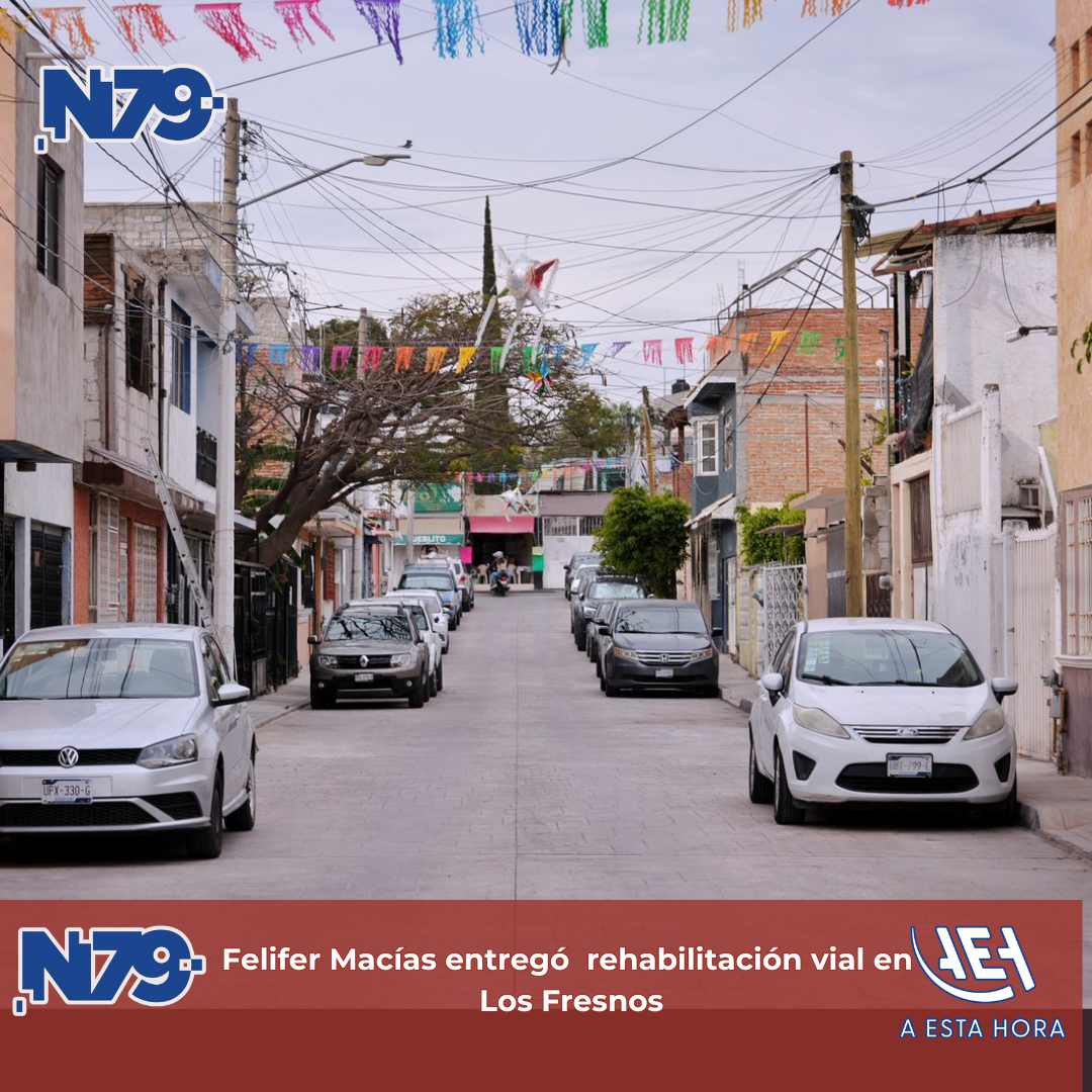 Felifer Macías entregó rehabilitación vial e