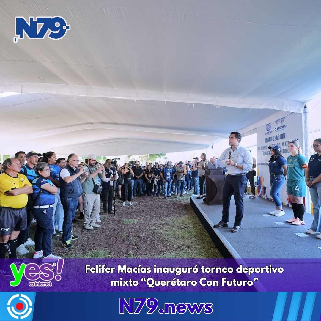 Felifer Macías inauguró torneo deportivo mixto