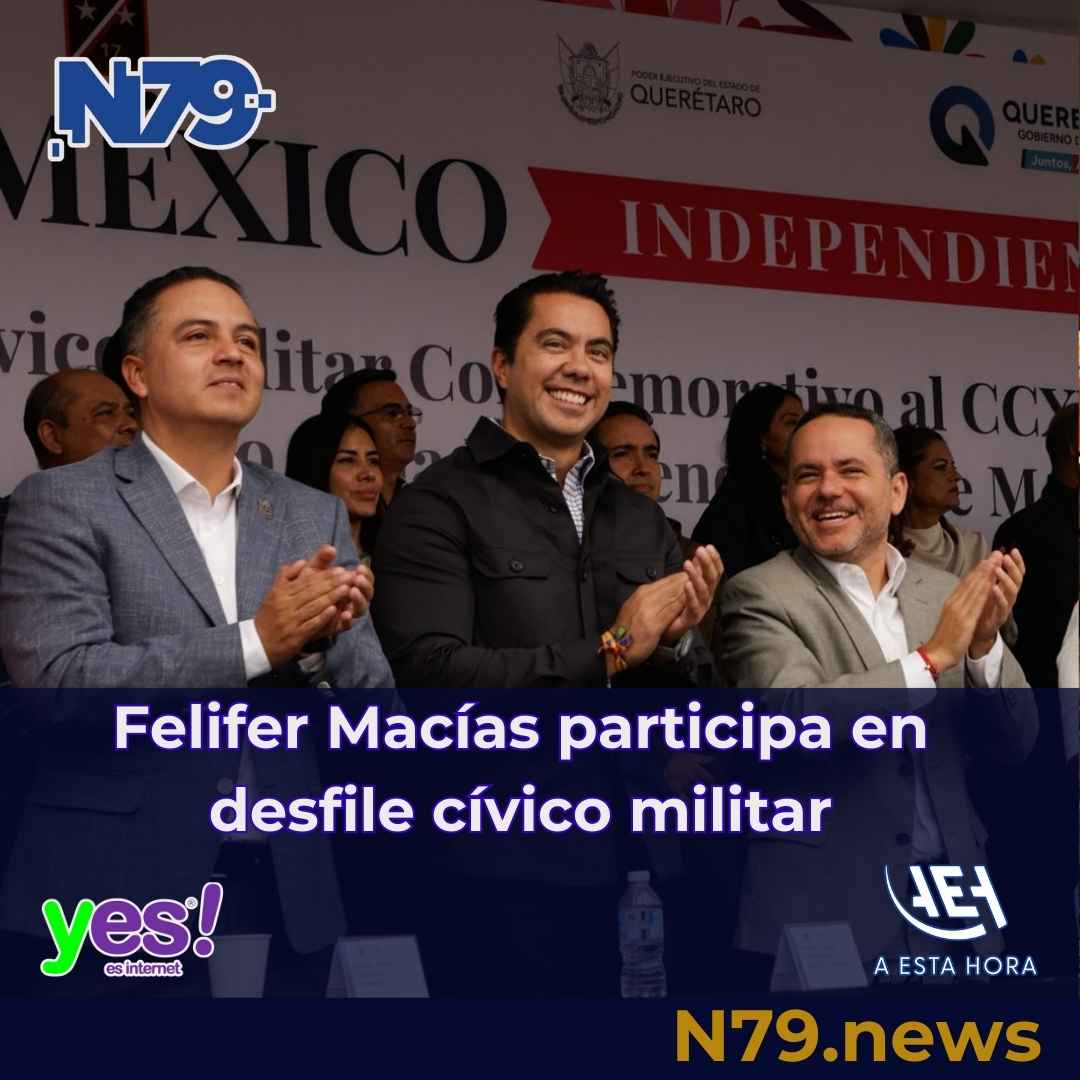 Felifer Macías participa en desfile cívico militar