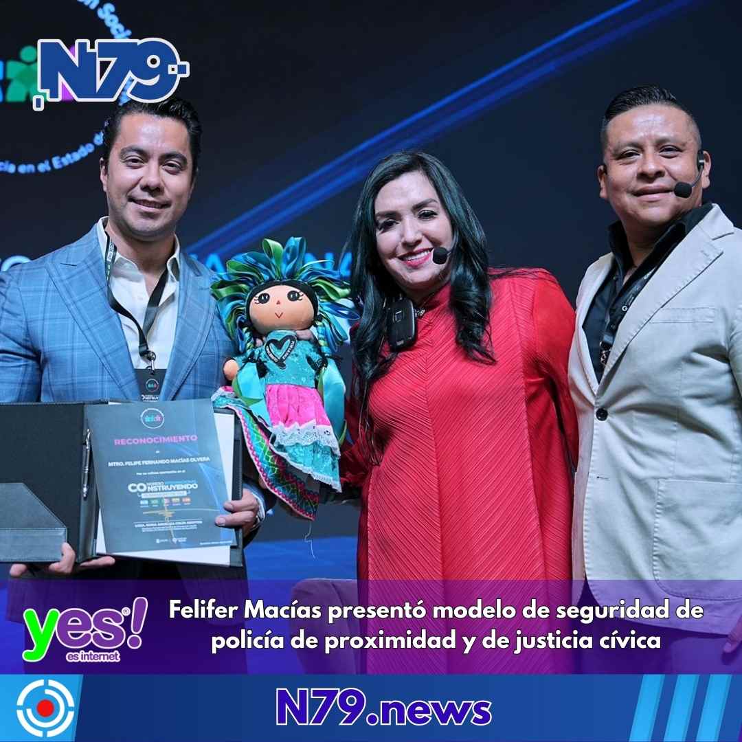 Felifer Macías presentó modelo de seguridad de policía de proximidad y de justicia cívica