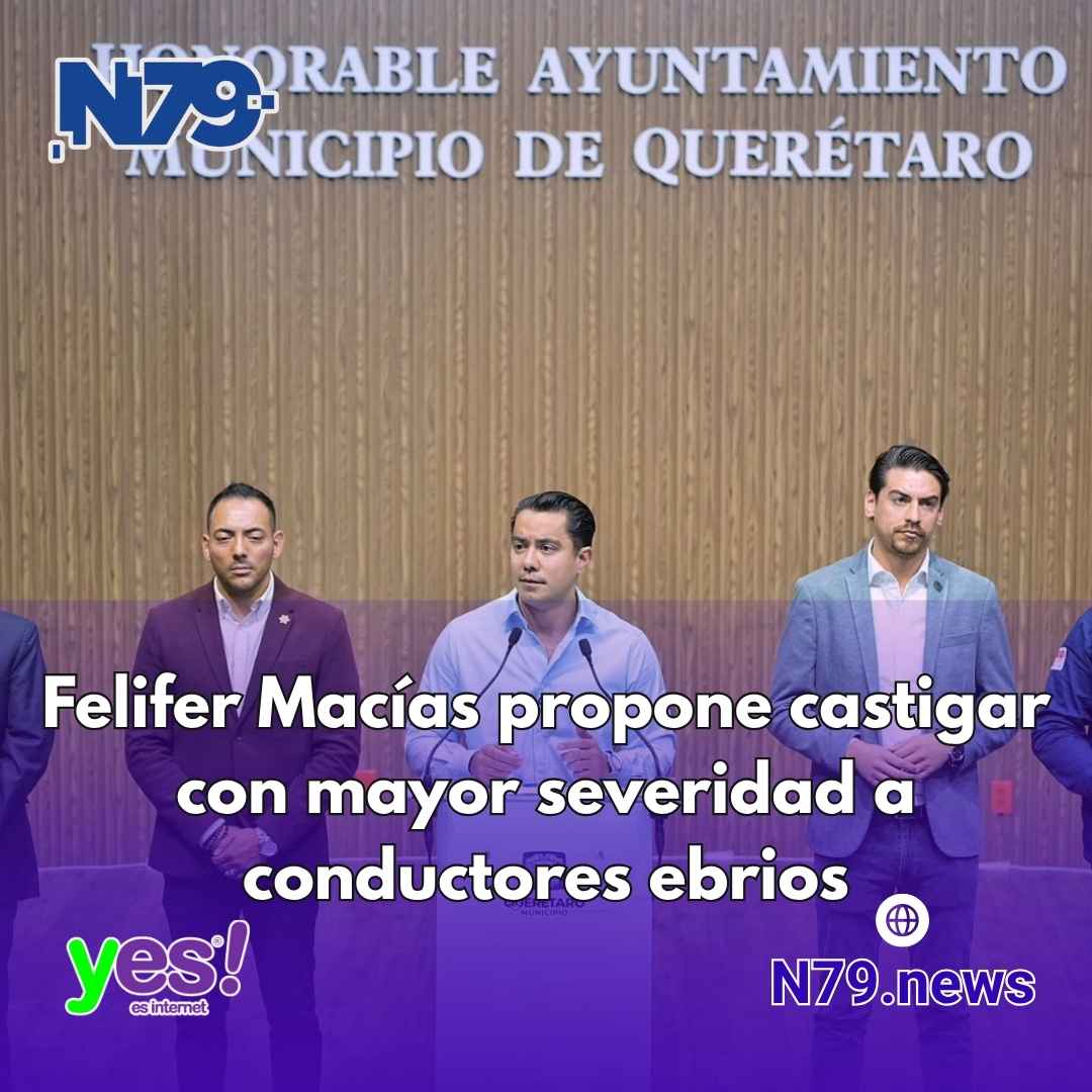 Felifer Macías propone castigar con mayor severidad a conductores ebrios